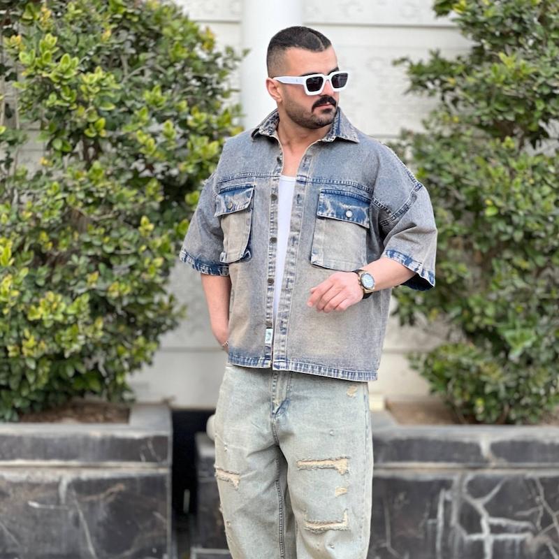 پیراهن جین استین 3 رب 