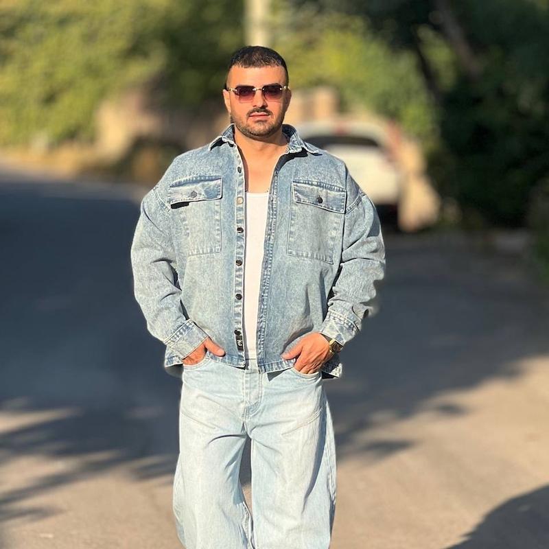 پیراهن جین استین بلند