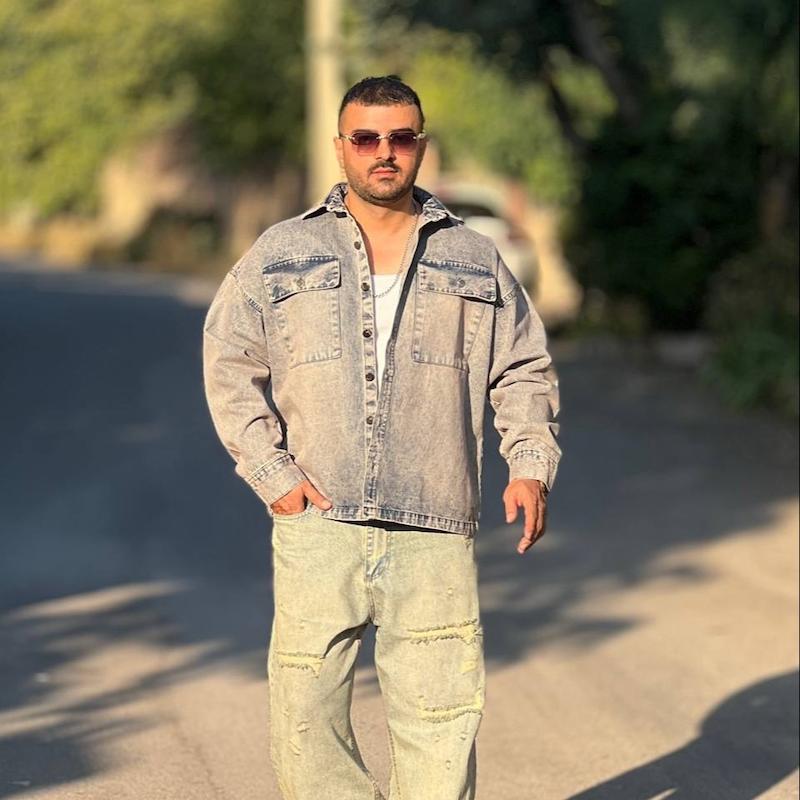 پیراهن جین استین بلند