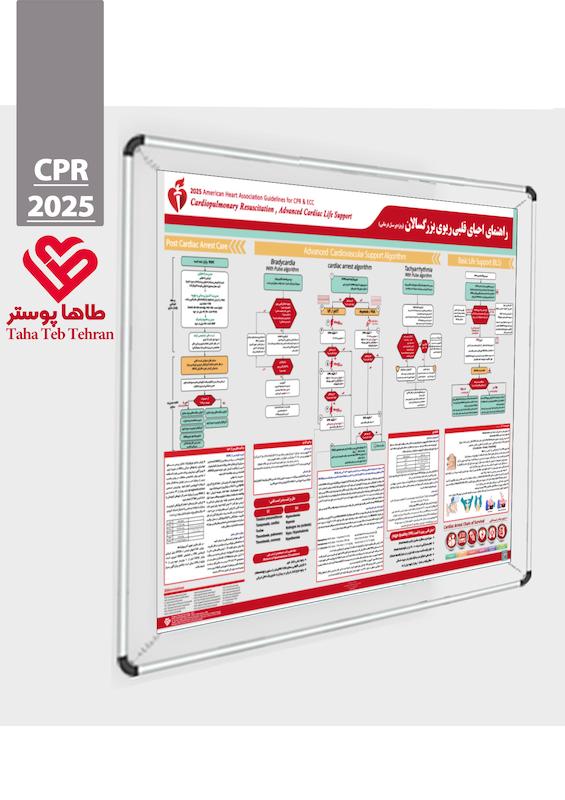 پوستر احیای قلبی ریوی بزرگسالان 2025 (CPCR 2025)