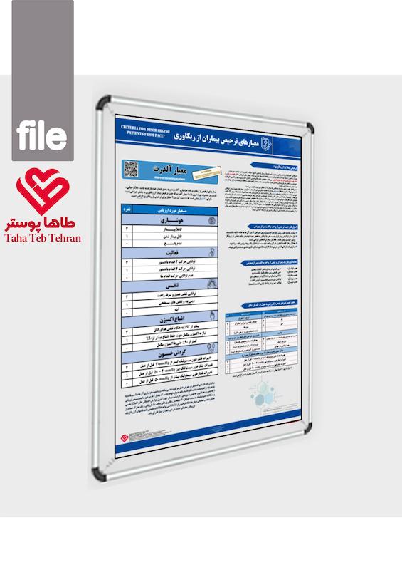 پوستر معیار ترخیص بیمار از ریکاوری , معیار آلدرت , aldrete score