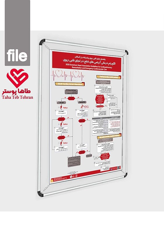 پوستر احیای قلبی ریوی , پوستر آریتمی , پوستر برادیکاردی  , پوستر تاکیکاردی , پوستر آریتمی در احیای قلبی ریوی