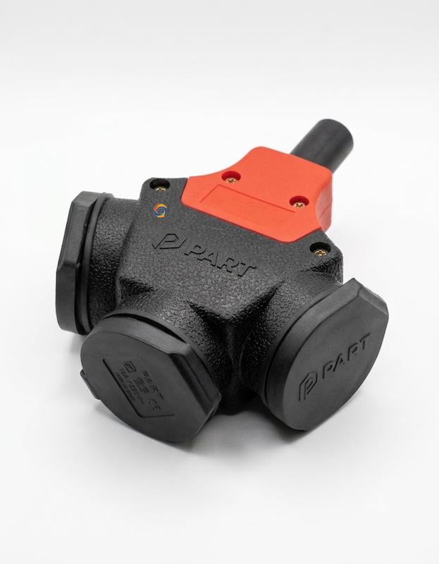 سه راهی کرال پارت الکتریک مدل PE1027 | Part Electric PE1027 Kral Industrial Socket