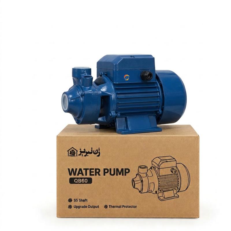 پمپ محیطی ژن تبریز مدل QB60 نیم اسب اصل | Gen Tabriz QB60 Peripheral Pump