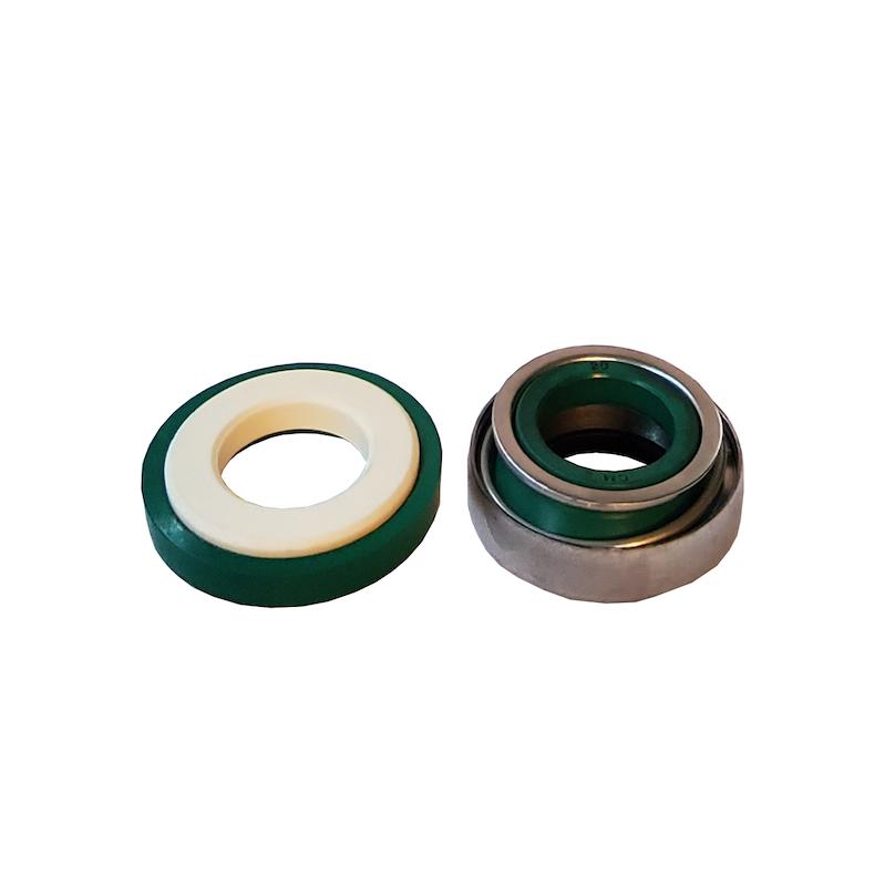 مکانیکال سیل طرح سایر سیلیکون وایتون فیبر و فنر پمپ و کف کش - SAER Silicon Viton Mechanical Shaft Seal 18mm to 28mm