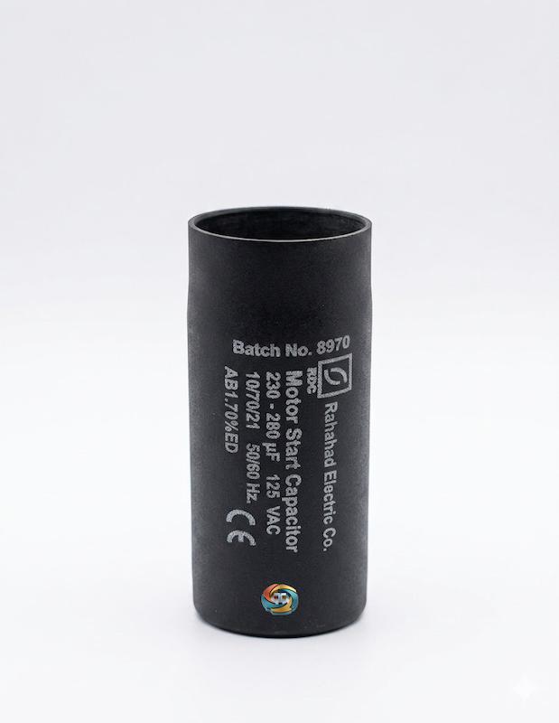 خازن 280 میکروفاراد کولری | 280uF Evaporative Cooler Motor Start Capacitor