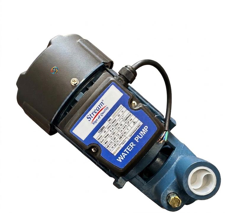 پلاک مشخصات پمپ آب نیم اسب استریم TQB60-IR | Nameplate of Stream Pump