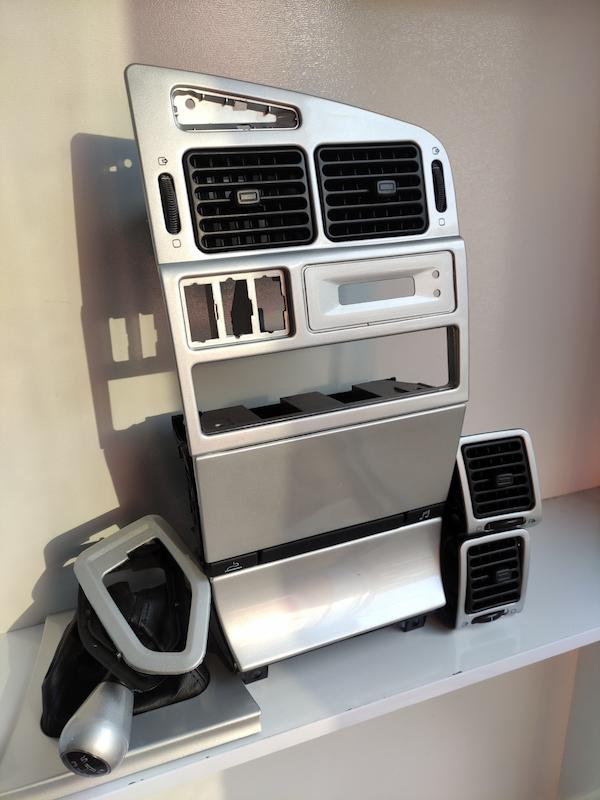 ست پانل وسط پارس نقره ای رنگ در 9تیکه