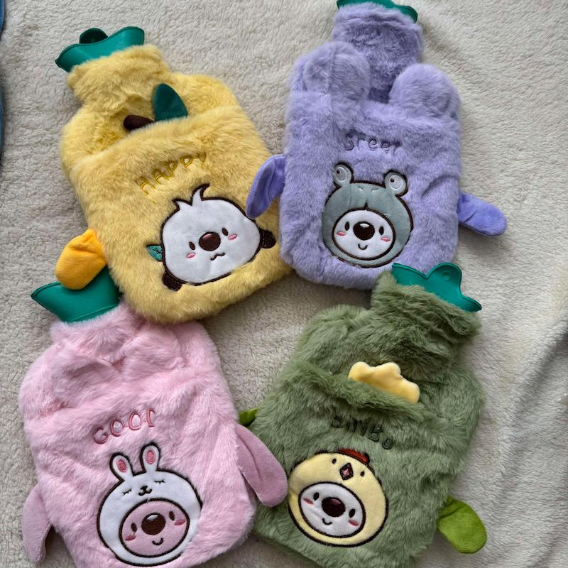 کیسه آب گرم خزدار عروسکی ۱ لیتری