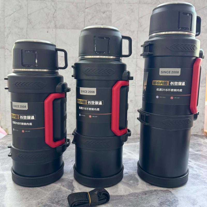 فلاسک مسافرتی استیل مدل VACUUM TRAVEL POT