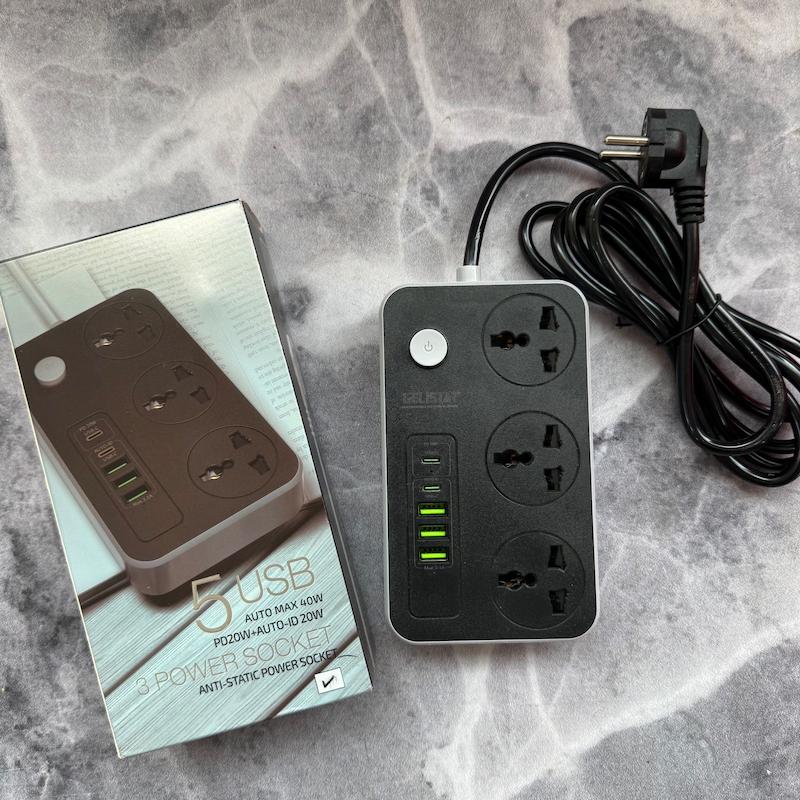 چندراهی برق و شارژر رومیزی