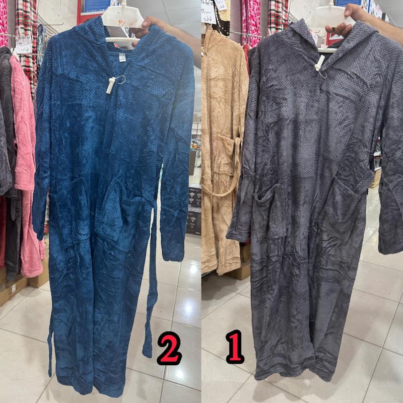 حوله تن پوش کلاه دار ساده