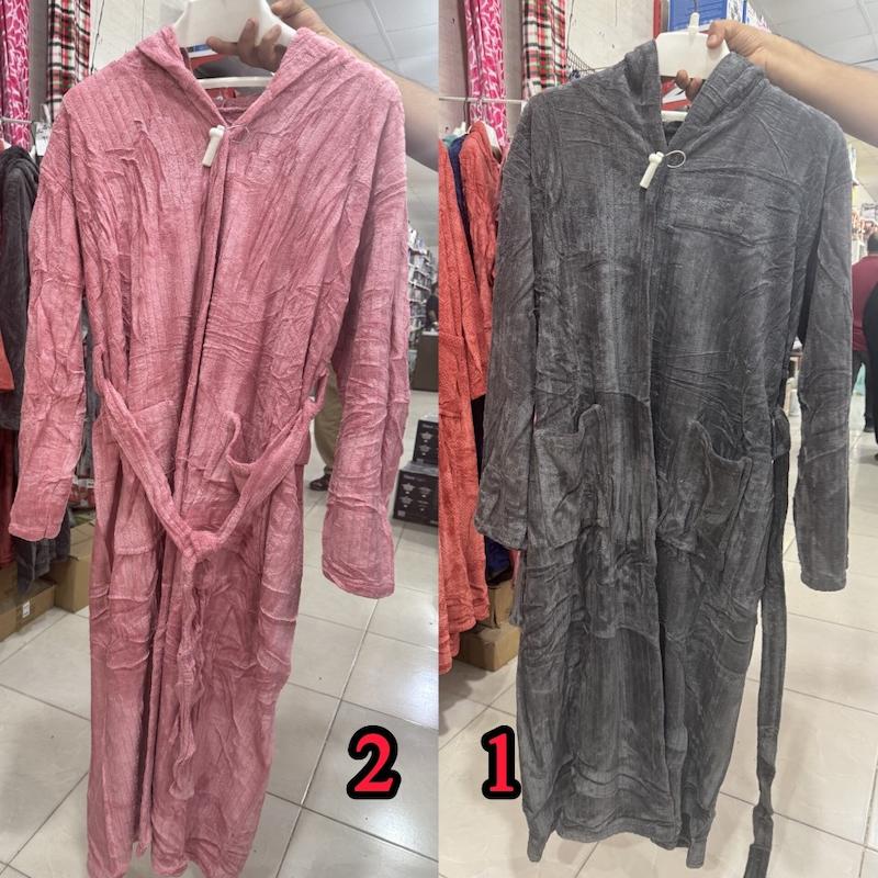 حوله تن پوش کلاه دار ساده خط دار