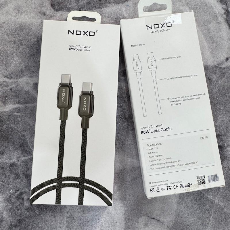 کابل شارژ و انتقال داده نوکسو Type-C به Type-C مدل CN-10