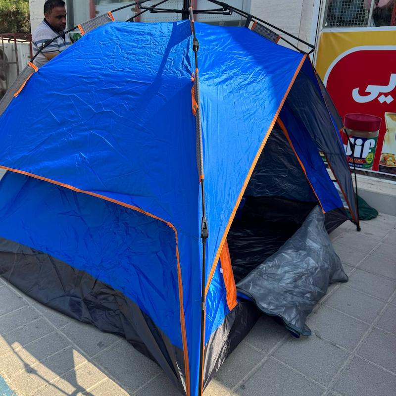 چادر مسافرتی اتومات دو لایه چهار نفره