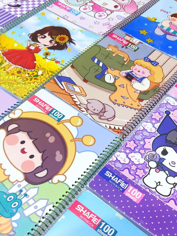 دفتر ۱۰۰ برگ مجلد فانتزی