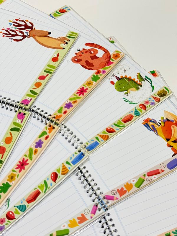 دفتر ۶۰ برگ مجلد حاشیه دار