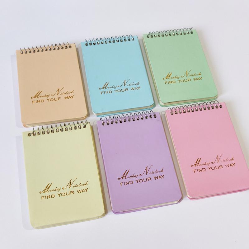 دفتر یادداشت پاستلی سیم بالا