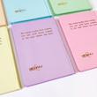 دفتر یادداشت پاستلی ته دوخت 