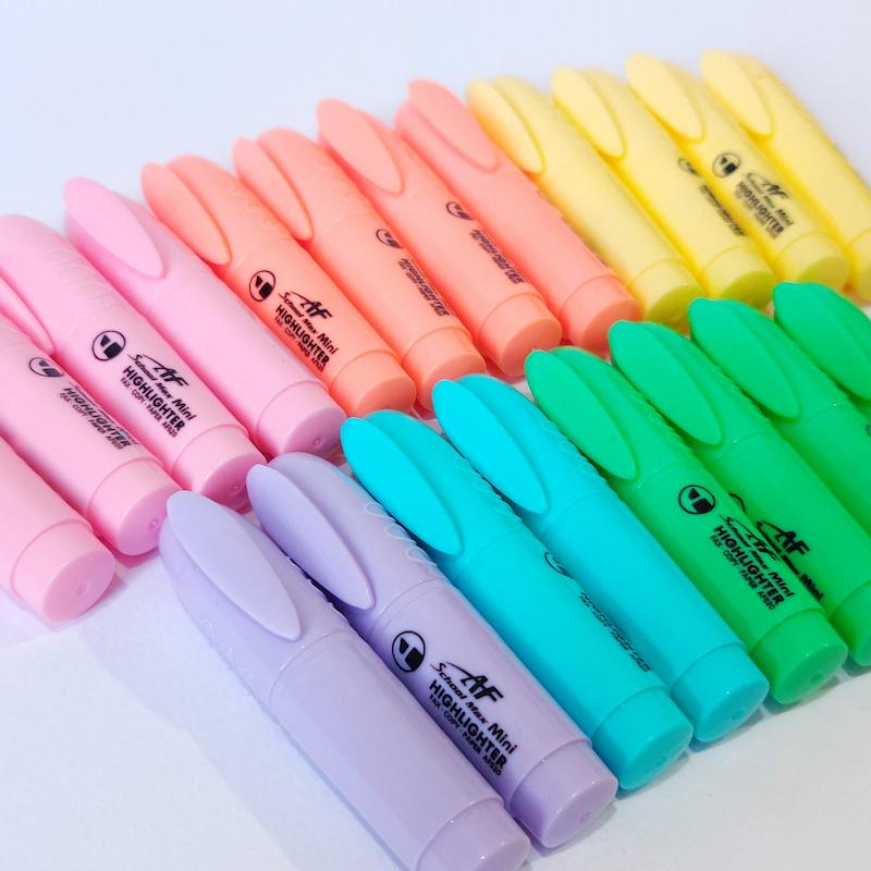 مینی هایلایتر پاستلی اسکول مکس