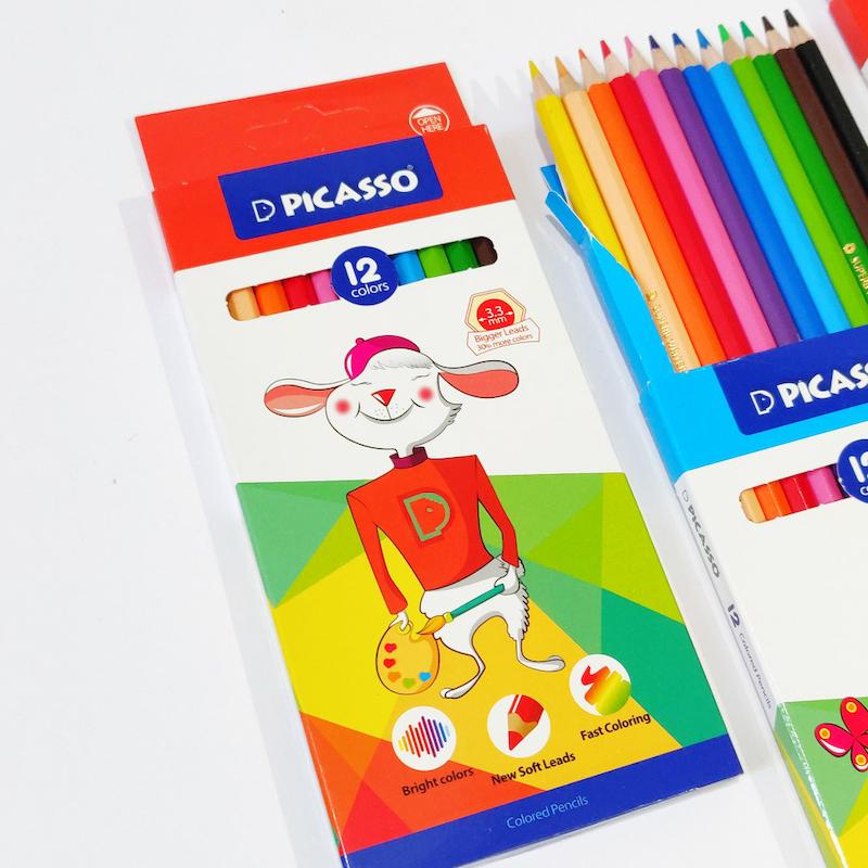 مدادرنگی ۱۲ رنگ پیکاسو اصل 