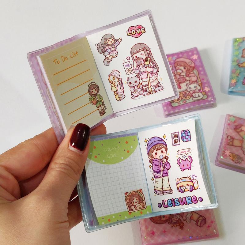 دفترچه یادداشت لقمه ای استیکر دار 