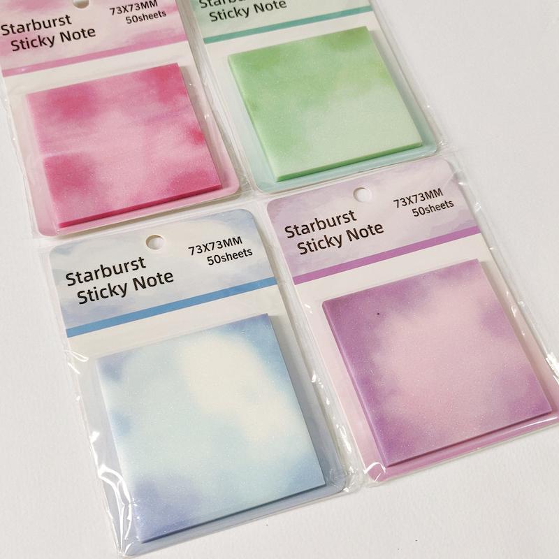 استیکی نوت شفاف شاین دار پاستلی