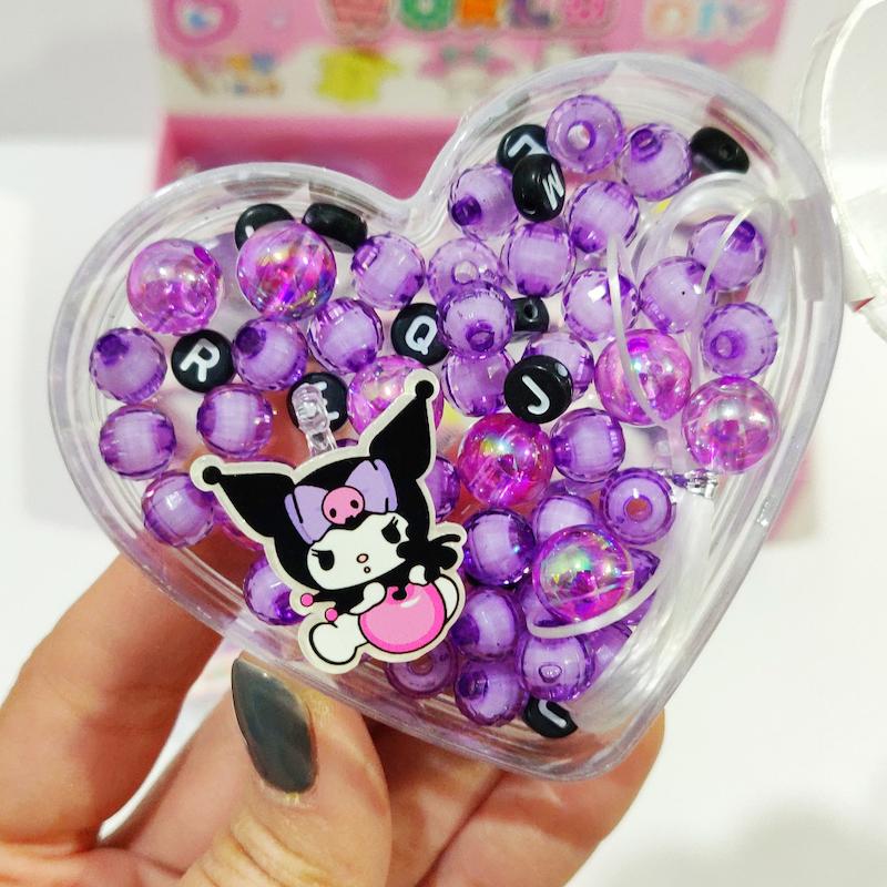 پک مهره دستبند ساز کرومی قلبی