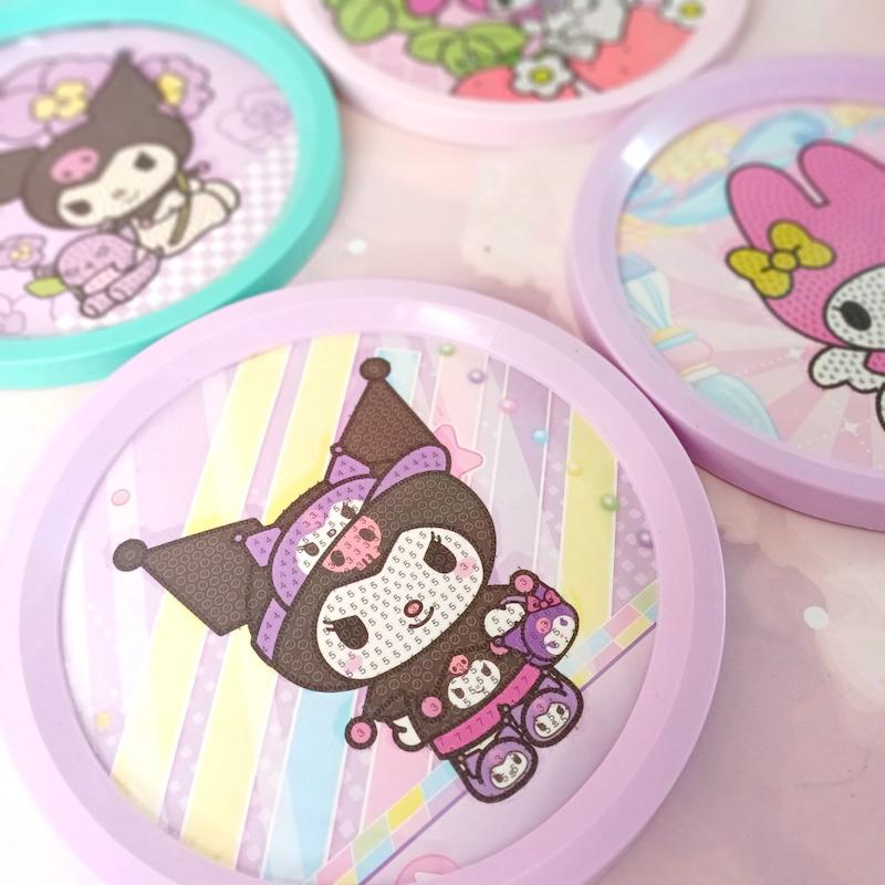 نقاشی الماسی قابدار دایره کرومی و ملودی