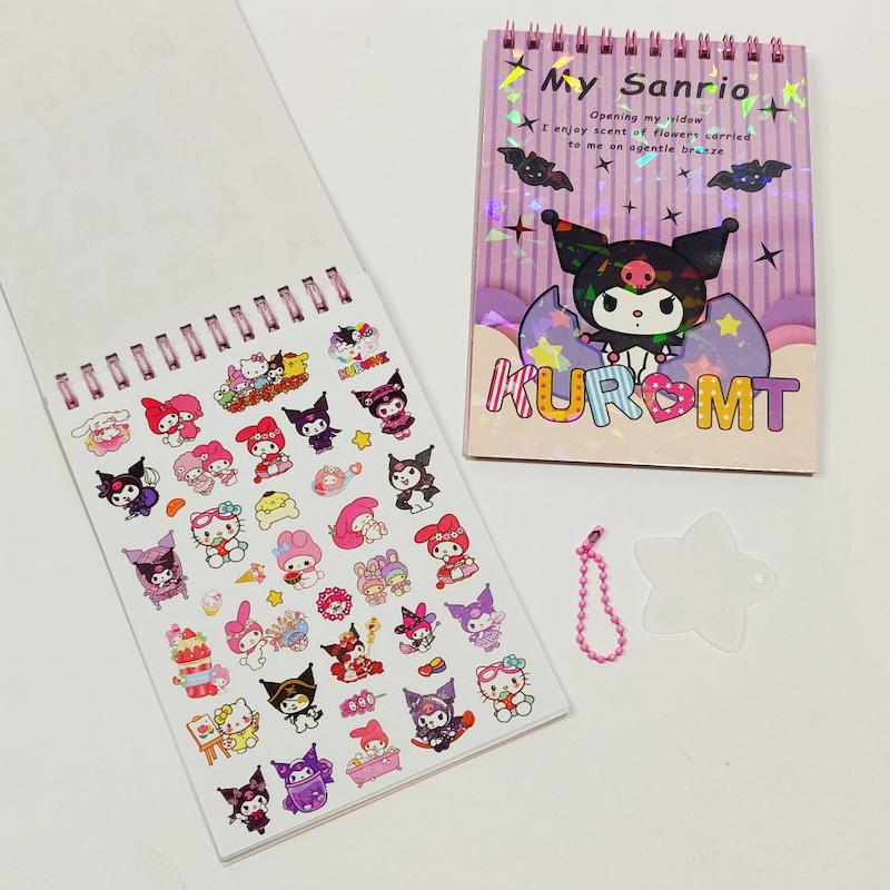 دفترچه استیکری کرومی سانریو