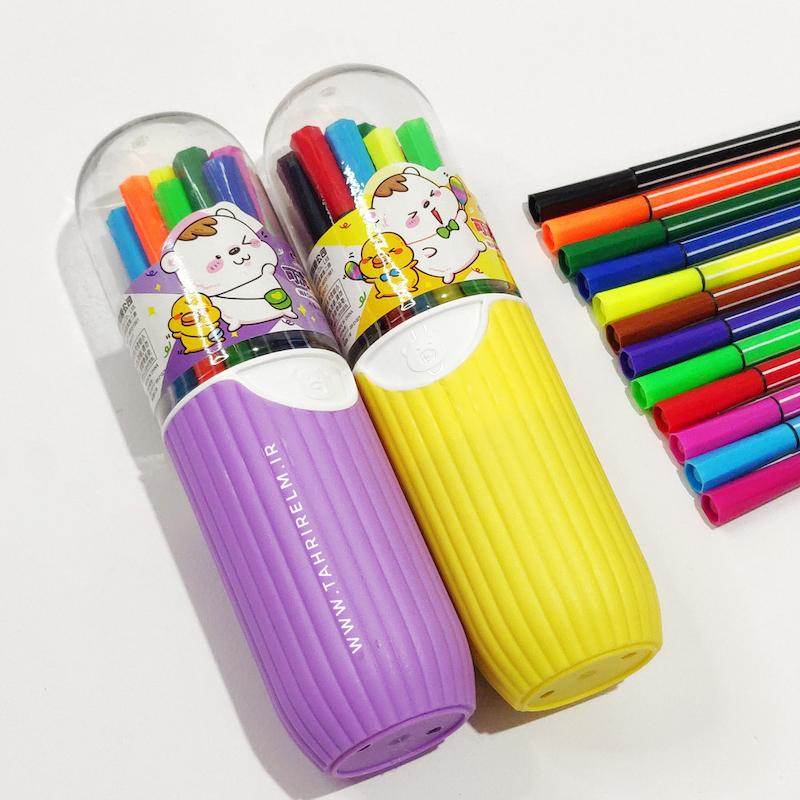 ماژیک ۱۲ رنگ قابل شست و شو