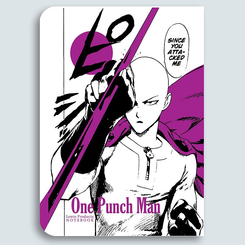 دفتر40برگ انیمه وان پاچ من طرح (One Punch Man) ، سایز A5