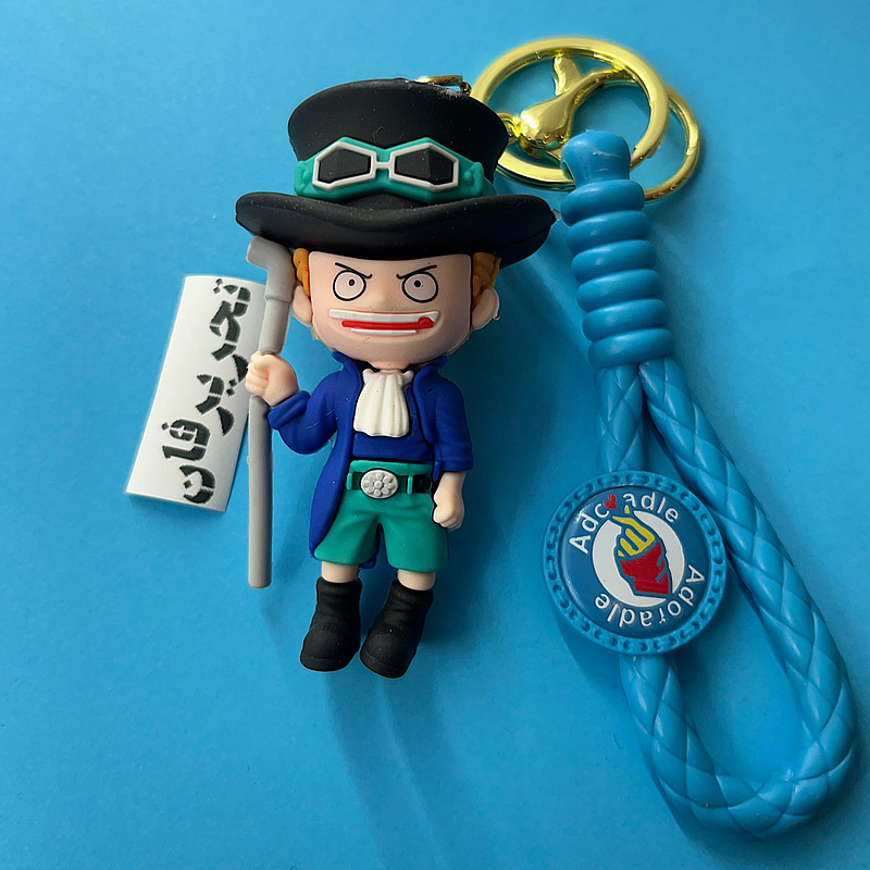  جاکلیدی یا جاسوییچی سایز بزرگ وارداتی انیمه وان پیس طرح داداش لوفی سابو‌(MONKEY-D-Luffy)one piece