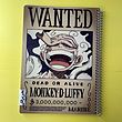 دفتر انیمه وان پیس طرح بونتی یا وانتد لوفی خط دار 60 برگ سایز وزیری (مانکی.دی.لوفی)(MONKEY-D-Luffy)one piece