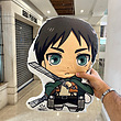 بالش انیمه اتک آن تایتان طرح ارن ییگر‌ (attack on Titan)سایز بزرگ دورو چاپ