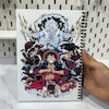 دفتر لوفی، دفتر انیمه وان پیس طرح مانکی دی لوفی 100برگ  (مانکی.دی.لوفی) (MONKEY-D-Luffy)one piece