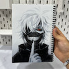 دفتر کانکی انیمه ای توکیوغول دفتر انیمه توکیوغول 100برگ (TokyoGhoul)-(Kaneki)