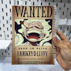 دفتر انیمه وان پیس طرح بونتی یا وانتد لوفی خط دار 80 برگ سایز وزیری (مانکی.دی.لوفی)(MONKEY-D-Luffy)one piece دفتر مشق لوفی