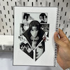 دفتر انیمه ای ناروتو طرح ایتاچی اوچیها (Naruto)(Uchiha Itachi)