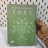 دفتر درخت یا TREE جلد سخت سیم پلاستیکی باکیفیت ۹۰ برگ 