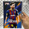 دفتر لیونل مسی با لباس بارسلونا ستاره فوتبال(Lino messi) دفتر مشق مسی 80برگ