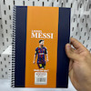 دفتر لیونل مسی با لباس بارسلونا ستاره فوتبال(Lino messi) دفتر مشق مسی 80برگ