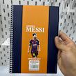 دفتر لیونل مسی با لباس بارسلونا ستاره فوتبال(Lino messi) دفتر مشق مسی 80برگ