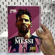 دفتر لیونل مسی با لباس تیم بارسلونا ستاره فوتبال(Lino messi) دفتر مشق مسی ۵۰برگ