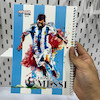 دفتر لیونل مسی با لباس تیم آرژانتین ستاره فوتبال(Lino messi) دفتر مشق مسی ۵۰برگ