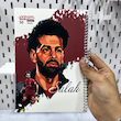 دفتر محمد صلاح با لباس تیم لیورپول ستاره فوتبال (Salah)