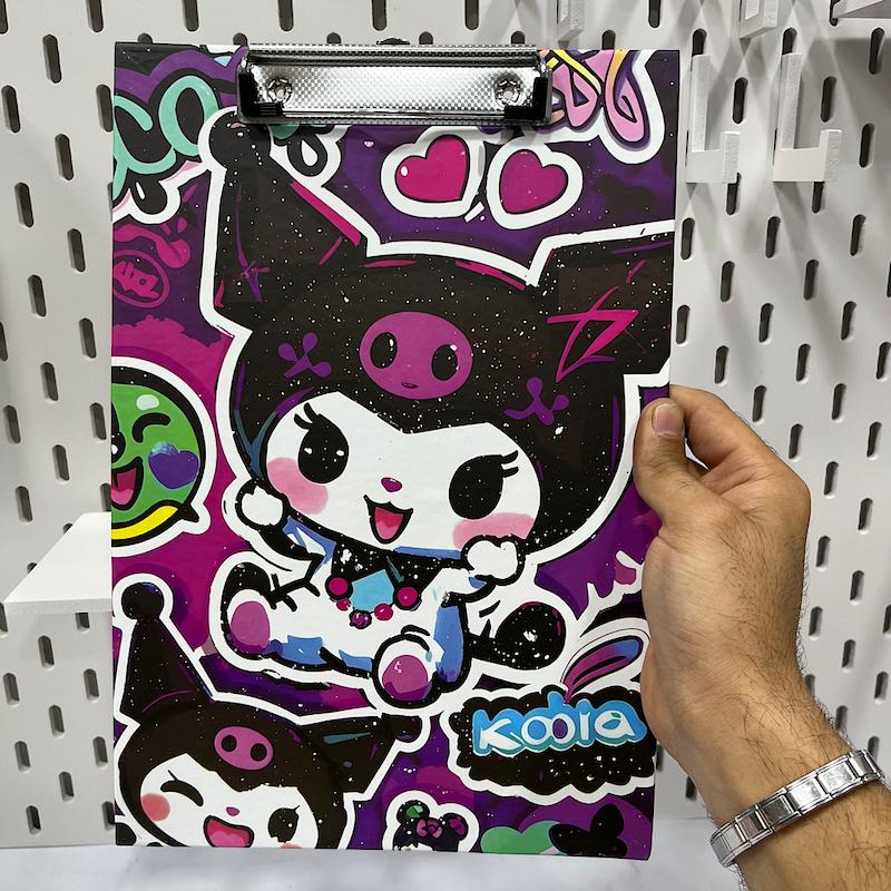 تخته شاسی کرومی کیوت 2 سایزA4 مقوایی درجه یک