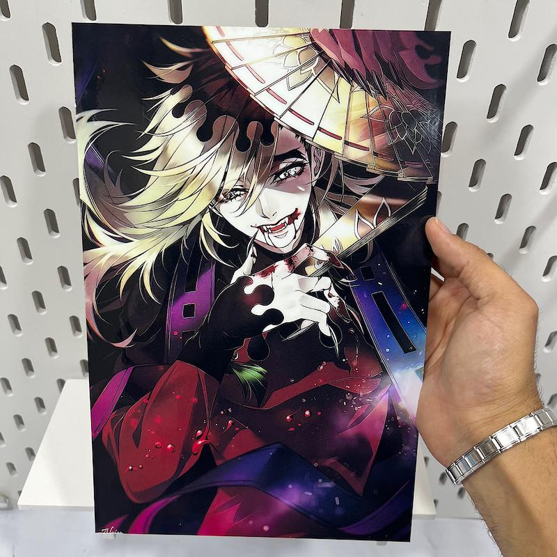 تابلو انیمه شیطان کش طرح دوما شیطان دو (demon slayer)
