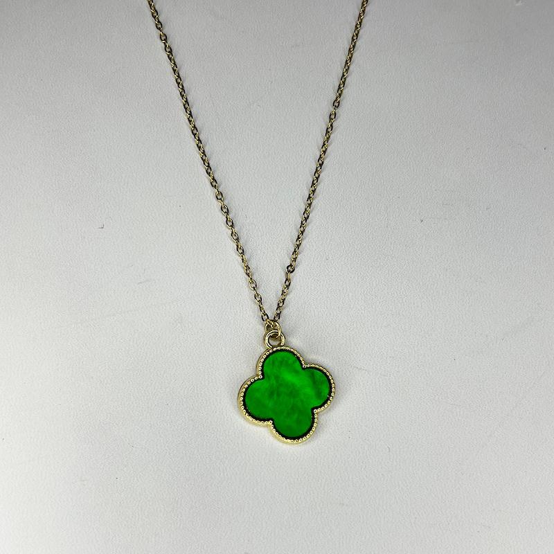 گردنبند ونکلیفت رنگ سبز مجلسی