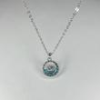 گردنبند سوارسکی جواهری زنانه ، گردنبند دلفین داخل دریا رنگ ثابت 